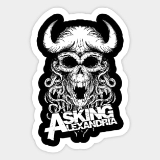 Asking Alexandria Devil Skull Sticker